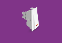 10 Amp 1 Way Switch 1M(IND) (Cherry) (V1018) – V-Five Series | Vinayak Electricals